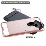 Wholesale LG V30 Armor Hybrid Case (Rose Gold)